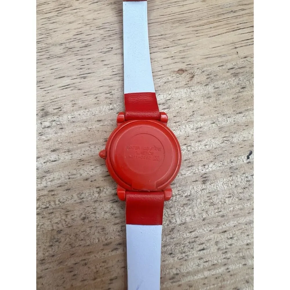 Vintage Disney Mickey Mouse & Minney Watch Lorus Quartz Faux Leather New Battery